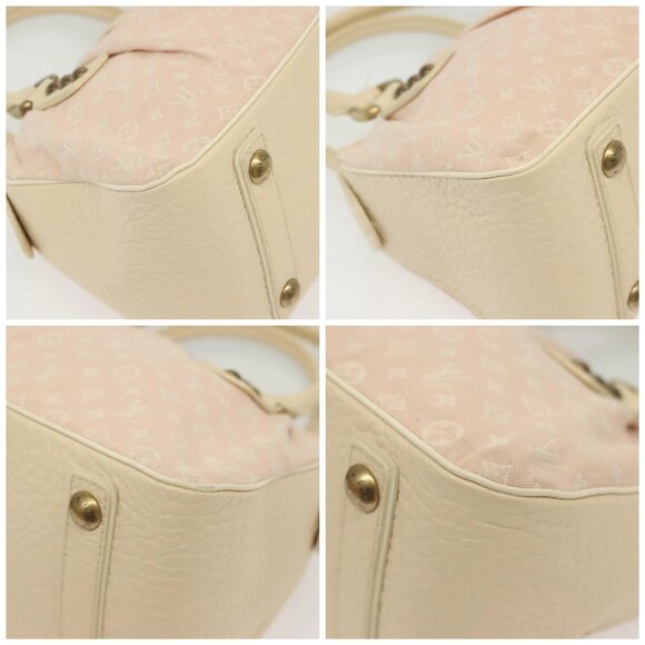 LOUIS VUITTON Monogram Mini Lin Trapeze PM Hand Bag Pink - Picture 15 of 15